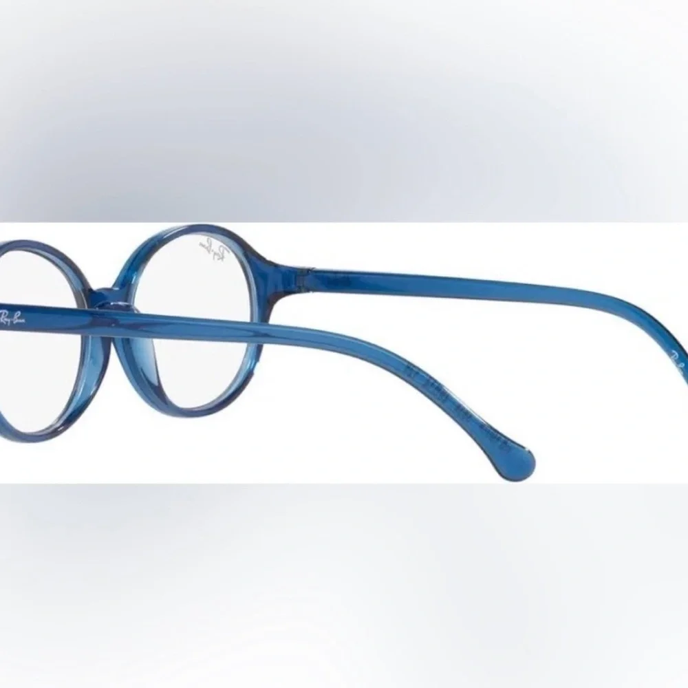 Ray-Ban Frame Kids Prescription Blue Round Glasses NWT